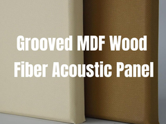 بدون گرد و غبار بالا NRC پارچه فیبر نرم پانل های صوتی تزئینی 25mm 50mm ضخامت