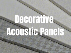 آسان برای نصب پانل مواد بازیافتی پانل های صوتی تزئینی