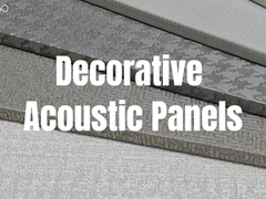 پانل های آکوستیک تزئینی با آگاهی زیست محیطی و موثر برای مراکز اجتماعی