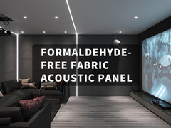 پنل های صوتی با پارچه دوستدار محیط زیست درجه E1 ضد صوتی 25mm 50mm ضخامت