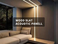 پانل های صوتی چوبی با تراکم بالا برای فضای مدرن آسان برای نصب