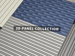 دکوراسیون داخلی پانل های هنری دیواری 3D 15mm 18mm با مواد پایه MDF