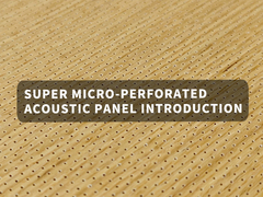 پانل های آکوستیک 15mm 18mm Super Micro Perforated داخلی