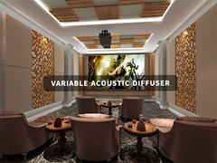 OEM ارتقاء صدا شفافیت چوبی پانل های آکوستیک پخش کننده برای استودیوهای ضبط