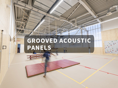 پانل‌های دیواری آکوستیک شیاردار با کیفیت بالا و مقاومت در برابر آتش برای فضاهای داخلی مدرن