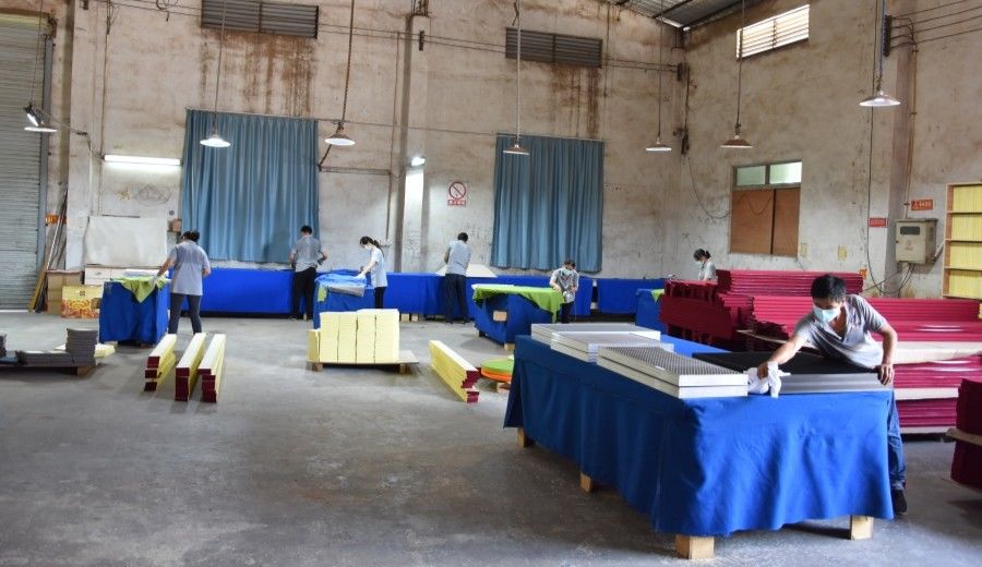 Guangzhou Wuyang Yiguan Acoustic Materials Co., Ltd. خط تولید سازنده