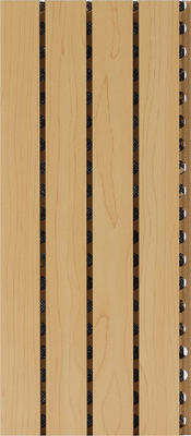 پانل های آکوستیک فیبر چوبی MDF شکاف دار طراحی کلاسیک 2440mm